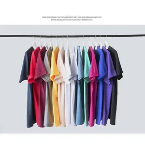 Magliette classiche a maniche corta in cotone tinta unita, abbigliamento casual per tutti.