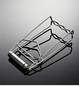 Detailed view of the stainless steel anti-scalding dish clip handle and wire structure.