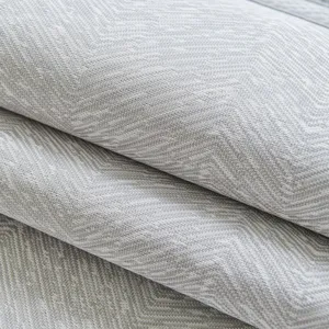 Grey herringbone cooling ice silk sofa cover fabric, soft summer mat material for living room.