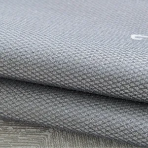 Cooling ice silk sofa cushion mat breathable gray fabric cover for living room summer use.