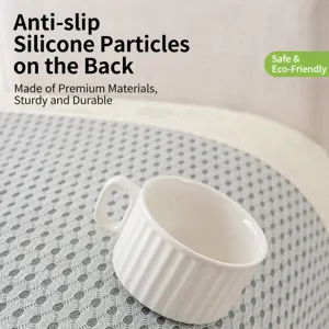 Fodera per cuscino da divano antiscivolo estivo tappetino traspirante con particelle in silicone