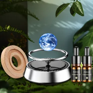 Nuevo difusor de aromaterapia solar para coche con globo flotante y aceites esenciales