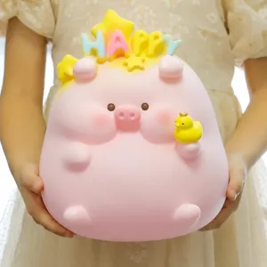 Süße Cartoon Tier Spardose Vinyl Anti-Sturz Münzbank Kaninchen Schwein Dinosaurier Geldspardose Kinder Geburtstagsgeschenk