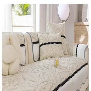 Coussin de sofa en soie glacee d'ete tapis rafraichissant antiderapant pour salon