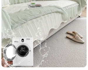 Housse de canape en soie glacee d'ete couverture complete tapis rafraichissant.