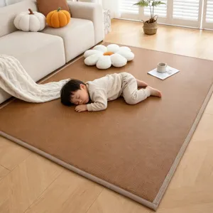 Summer Rattan Cooling Mat Breathable Tatami Sleep Pad for Living Room Non-slip Floor Mat