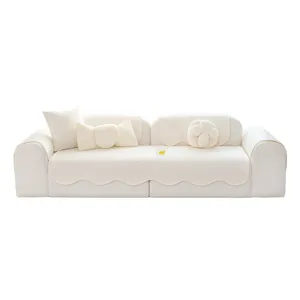 Ice silk sofa cushion cover summer four seasons universal white couch slipcover pillows