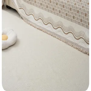 INS style sofa cover universal four seasons anti slip couch blanket with elegant fringe decor.