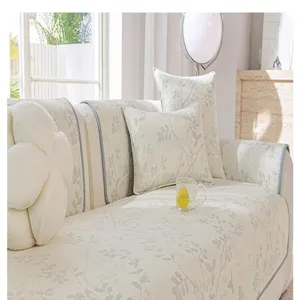 Luxus Sofabezug Set, rutschfeste Sommer Sofamatte für Wohnzimmer Möbel Dekoration.