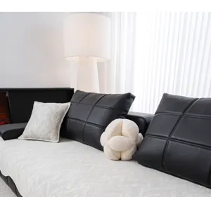 Moderne minimalistische Eisseide Sofabezug, rutschfeste Sommer Kühlmatte für Wohnzimmer.