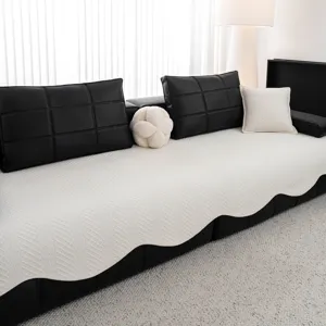 Coussin de canapé en soie glacée tapis rafraîchissant d'été anti-dérapant housse