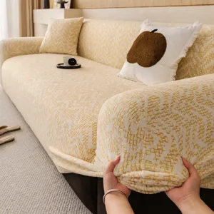 Jacquard velvet sofa cover all-inclusive elastic universal stretch slipcover for living room