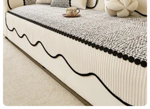 Chenille bankovertrek modern antislip bankkussenbeschermer voor woonkamer decoratie