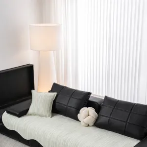 Summer ice silk sofa mat anti-slip cover for living room furniture protection main view