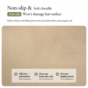Modern minimalist chenille sofa cushion anti-slip protective pad suitable for all seasons home use