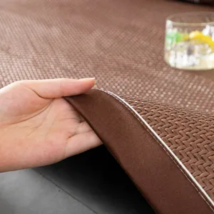 Cooling rattan sofa mat summer anti-slip cushion premium cover cloth furniture protector