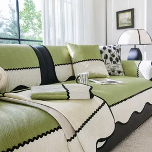 Summer ice silk sofa cushion cooling mat non-slip cover protector for living room