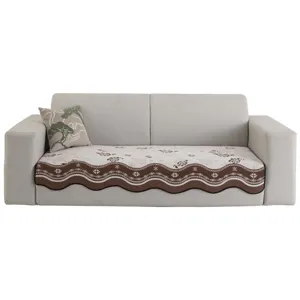 Retro Chenille Sofakissen Ganzjährig Universell Wellenkante Antirutsch Sofabezug Schutz Für Wohnzimmer Heimdekoration