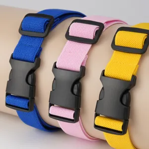 Cintura in Tela Elastica da Addestramento Militare per Bambini con Fibbia in Plastica per Pantaloni da Campeggio Estivo per Giovani