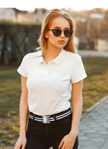 Women fashion invisible lazy belt with metallic buckle casual trousers accessory stylish.