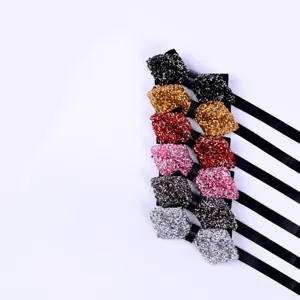 Farfallina da uomo con strass brillanti, perfetta per matrimoni, banchetti e feste. Multicolore.
