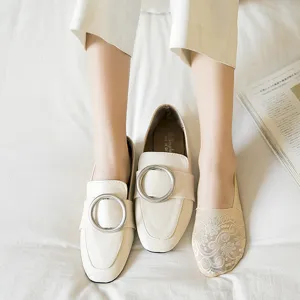 Women lace boat socks spring summer thin breathable low cut invisible socks anti slip foot cover
