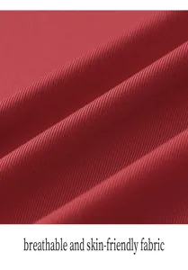 Premium breathable fabric detail showing soft red texture for men's ultra-thin underwear.