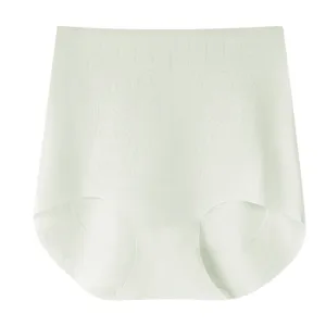 Seamless high waist shaping briefs for women, tummy control firming panties, breathable underwear.