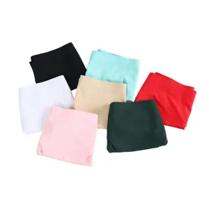 Women seamless ice silk panties low waist V shaped breathable underwear multi color pack