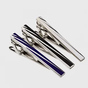 Ensemble de pince à cravate en métal pour homme costume d'affaires accessoire élégant