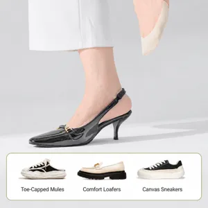 Comfortable summer women invisible boat socks for high heels shallow shoes anti-slip.