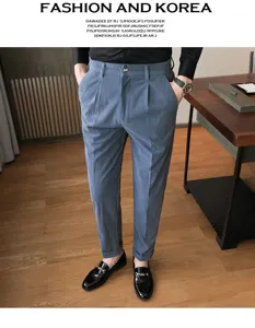 Herren Freizeithose Cord Slim Fit Business Hose Modische stylische Herrenbekleidung