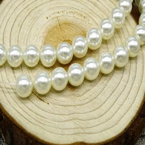 ABS spherical drilled imitation pearls for nail art and DIY jewelry design and crafts.