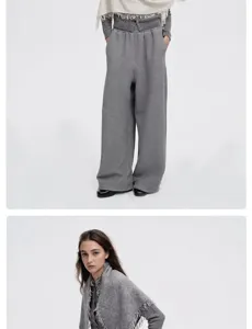 Vrouwen mode wol mix franje sjaal driehoek winter warm gezellige kleding outfit
