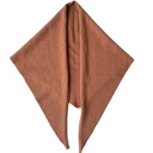 Solid color knitted triangular scarf warm cashmere blend autumn winter fashion shawls