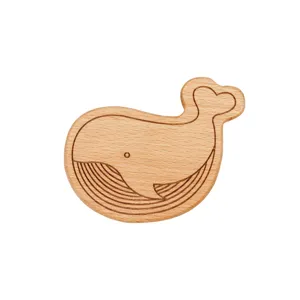 Niedlicher Holzwal Kühlschrankmagnet und praktischer Bierflaschenöffner für Zuhause.