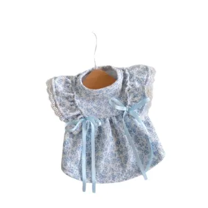 Robe pour animaux de compagnie a fleurs, legere et respirante pour ete avec de beaux noeuds.