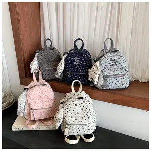Japonais mignon sac à dos imprimé étoiles femme automne mode loisirs petit sac