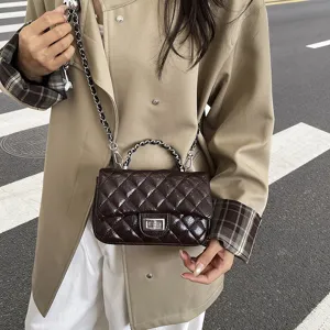 Borsa a tracolla trapuntata catena donna design lusso borsa spalla quotidiano lavoro