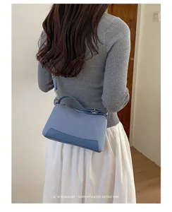 Koreanische Mode Pendler Handtasche taegliche Freizeit trendige Umhaengetasche Kontrast
