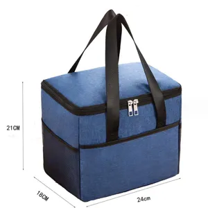 Insulated Lunch Bag Large Waterproof Cooler Tote Bento Box Picnic Bag for Office Work Travel