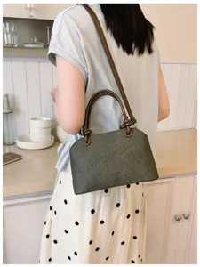 Koreanischer Nischen-Damenhandtasche minimalistische Umhaengetasche Modische Alltagstasche
