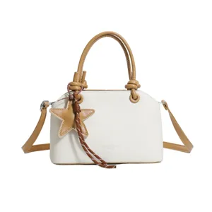 Koreanischer Stil Nische Design Damen Handtasche Mode lässige Umhängetasche weiß neu