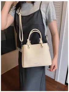Bolso bandolera informal diseño de nicho texturizado minimalista nuevo verano cubo para mujer