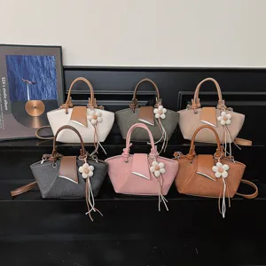 Modische minimalistische Umhängetasche, lässige Eimer Tasche für Damen, Sommer Handtasche.