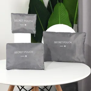 Travel storage bags set portable clothes sorting organizer waterproof packing cubes for luggage.