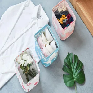 Detail shot of Nordic waterproof fabric storage basket, ideal for organizing home items.