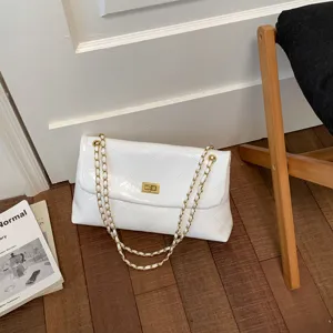 Women Casual PU Quilted Diamond Flap Square Bag Classic Stitching Chain Strap Shoulder Bag Large Capacity Crossbody Bag For Commuting Everyday Jewelry