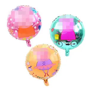Peppa Wutz Folienballons Set rund Kindergeburtstag Party Dekoration Cartoon süße Luftballons