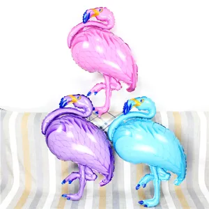 Large Pink Flamingo Aluminum Foil Balloon Cute Animal Fruit Shape Balloon Wedding Birthday Party Decoration